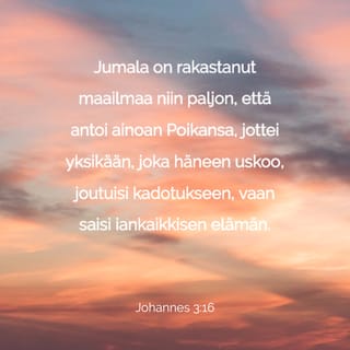 Evankeliumi Johanneksen mukaan 3:16 FB92