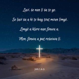 John 1:3-4 NCV