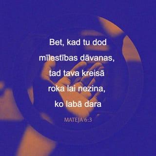 Mateja 6:3-4 RT65