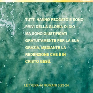 Lettera ai Romani 3:23 NR06