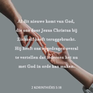 2 Corinthians 5:18-19 - All this is from God, who reconciled us to himself through Christ and gave us the ministry of reconciliation: that God was reconciling the world to himself in Christ, not counting people’s sins against them. And he has committed to us the message of reconciliation.