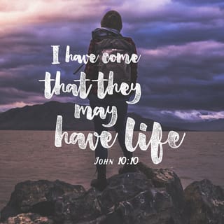 John 10:10 - A thief comes to steal and kill and destroy. But I came to give life—life in all its fullness.