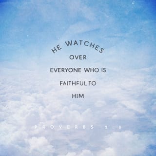 Proverbs 2:7-8 - He stores up sound wisdom for the upright;
He is a shield to those who walk in integrity,
Guarding the paths of justice,
And He preserves the way of His godly ones.