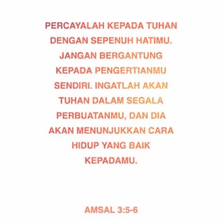 AMSAL 3:5-18 BM
