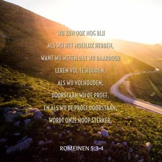 De brief van Paulus aan de Romeinen 5:4 - en de volharding beproefdheid, en de beproefdheid hoop