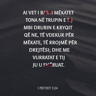 1 Pjetrit 2:24-25 ALBB