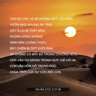 Ha-ba-cúc 3:17-18 VIE1925