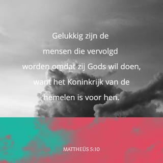 Mattheüs 5:10 HTB