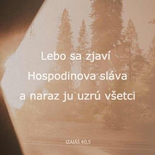 Izaiáš 40:5 SEBDT