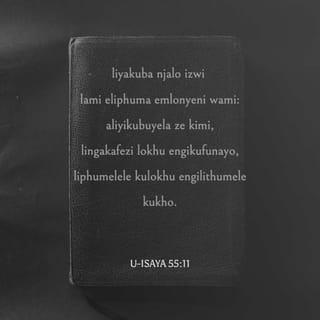 U-Isaya 55:10-11 ZUL59