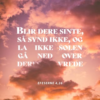 Efeserne 4:26-27 NB