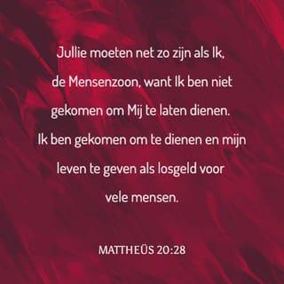 Mattheüs 20:28 HTB