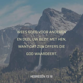 Hebreeën 13:16 HTB