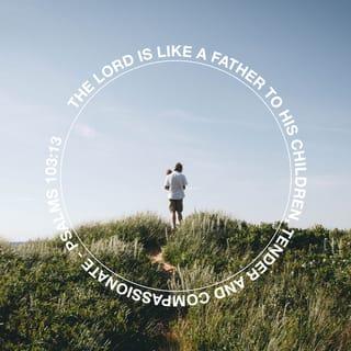 Psalms 103:13 - Just as a father loves his children,
So the LORD loves those who fear and worship Him [with awe-filled respect and deepest reverence].