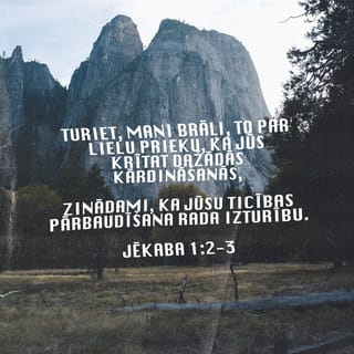 Jēkaba 1:2-3 RT65