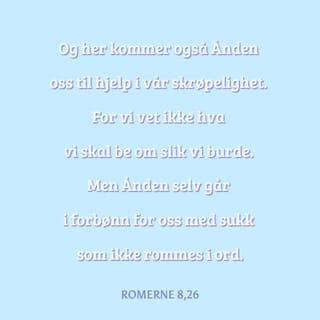 Romerne 8:26 NB