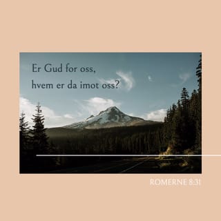 Romerne 8:31 - Hva skal vi da si til dette? Er Gud for oss, hvem er da imot oss?