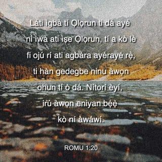 Rom 1:20 YBCV