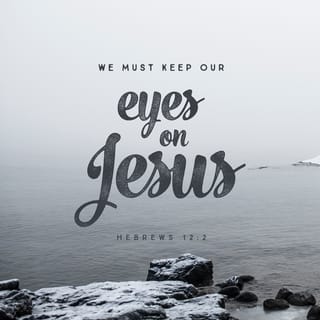 Hebrews 12:1-2 - As for us, we have this large crowd of witnesses round us. So then, let us rid ourselves of everything that gets in the way, and of the sin which holds on to us so tightly, and let us run with determination the race that lies before us. Let us keep our eyes fixed on Jesus, on whom our faith depends from beginning to end. He did not give up because of the cross! On the contrary, because of the joy that was waiting for him, he thought nothing of the disgrace of dying on the cross, and he is now seated at the right-hand side of God's throne.