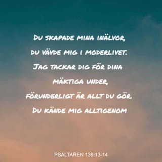 Psaltaren 139:13-16 B2000