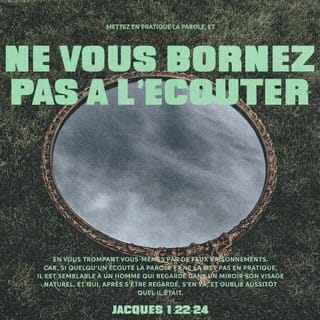 Jacques 1:22-25 PDV2017