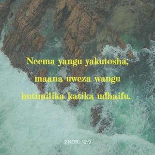 2 Wakorintho 12:9 BHN