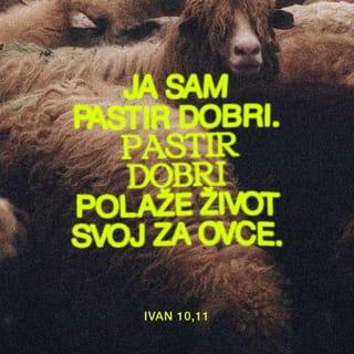 Ivan 10:11 - Ja sam pastir dobri. Pastir dobri polaže život svoj za ovce.