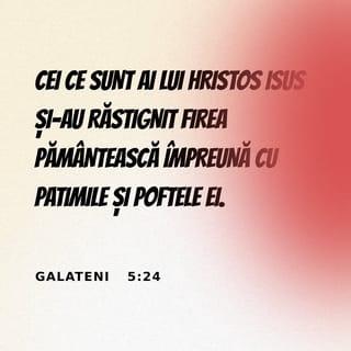 Gálatas 5:24 - E os que são de Cristo crucificaram a carne com as suas paixões e concupiscências.