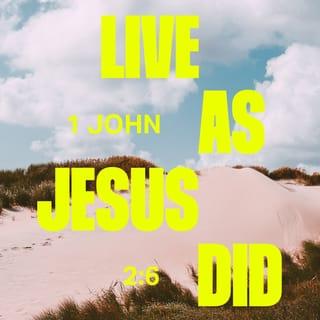 1 John 2:6 - Those who say they live in God should live their lives as Jesus did.