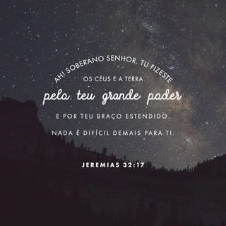 Jeremias 32:17 NTLH