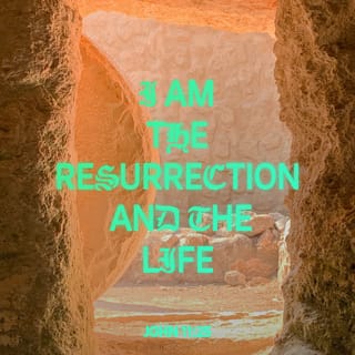 John 11:25-26 - Jesus said to her, “I am the resurrection and the life. Those who believe in me will live, even though they die; and all those who live and believe in me will never die. Do you believe this?”