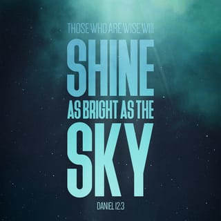 Daniel 12:3 - Those who have insight will shine brightly like the brightness of the expanse of heaven, and those who lead the many to righteousness, like the stars forever and ever.