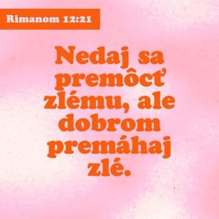 Rimanom 12:21 SEBDT