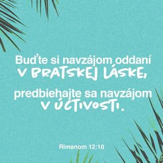 Rimanom 12:10 SEBDT