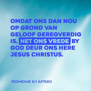 ROMEINE 5:1-11 AFR83