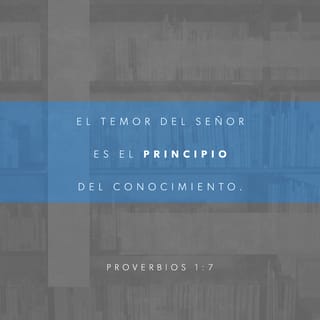 Proverbios 1:7-8 RVR1960