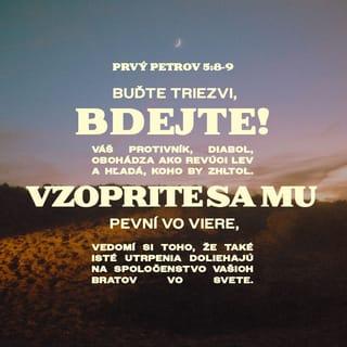 Prvý Petrov 5:9 SEBDT