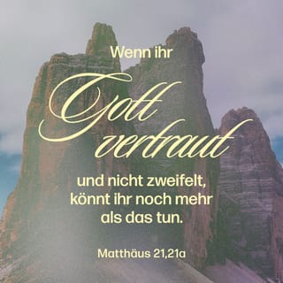 Matthäus 21:21-22 HFA