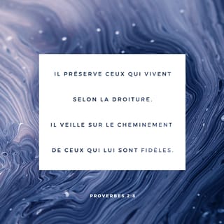 Proverbes 2:7-8 PDV2017
