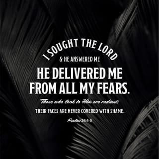 Psalms 34:4 - I sought the LORD, and he answered me
and rescued me from all my fears.