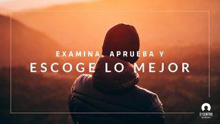 Examina, aprueba y escoge lo mejor