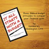 It All Starts With A Budget!
