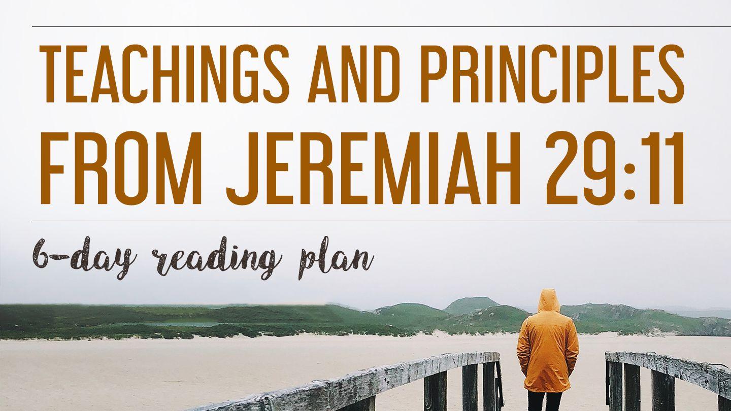 Teachings and Principles From Jeremiah 29:11 Numbers 23:20 Douay-Rheims Challoner Revision 1752 ✠