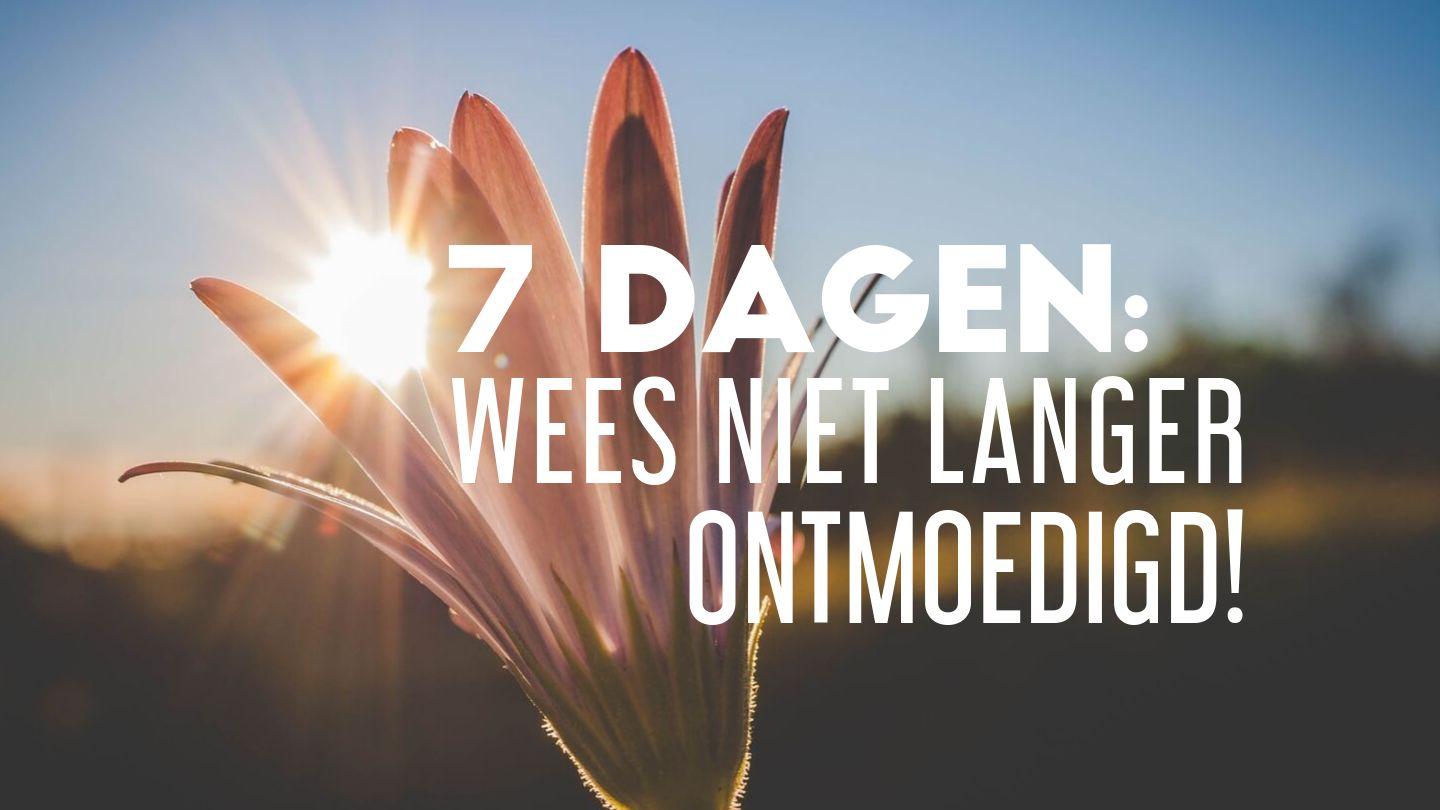7 dagen: Wees niet langer ontmoedigd! Habakuk 2:2-20 Statenvertaling (Importantia edition)