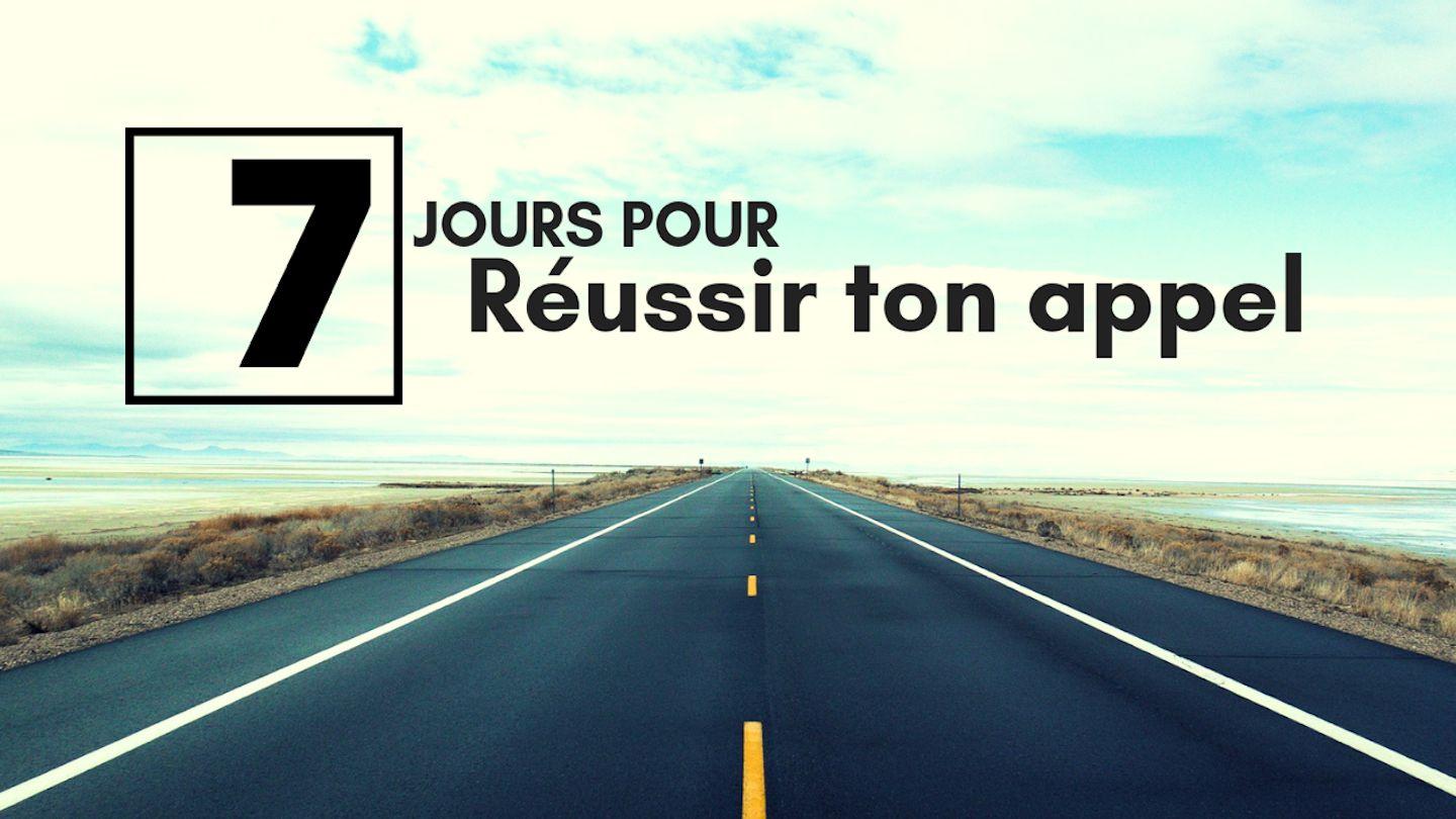 7 jours pour réussir son appel Psaumes 51:3-7 Parole de Vie 2017