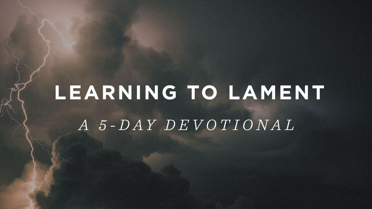 Learning to Lament: A 5-Day Devotional