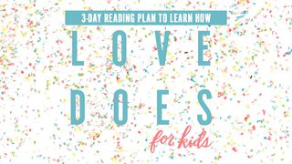 Rencana Bacaan 3-Hari: Hidup Kasih Kerjakan