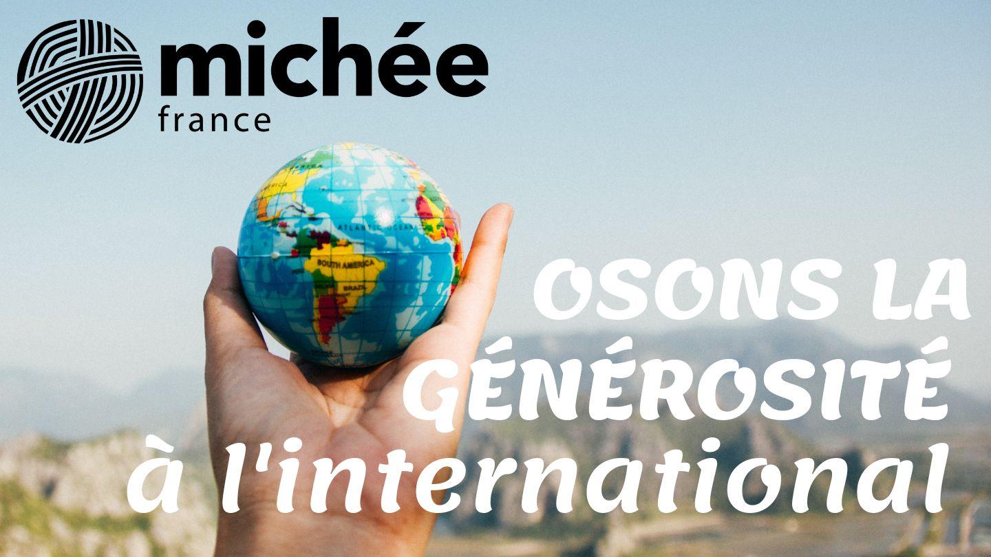 Osons la générosité à l'international ! Galates 3:28 Parole de Vie 2017