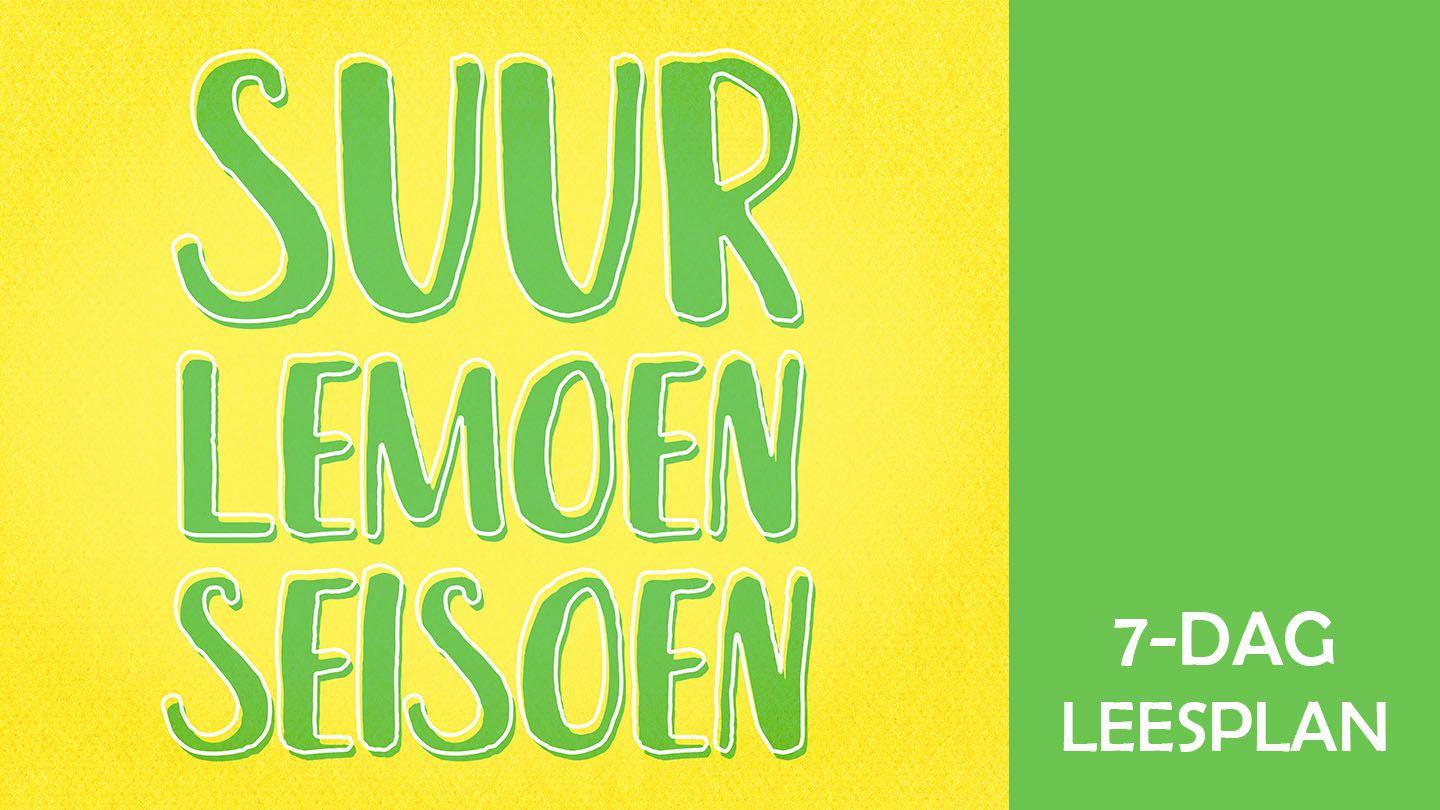 Suurlemoenseisoen Psalms 55:3-8 Die Boodskap