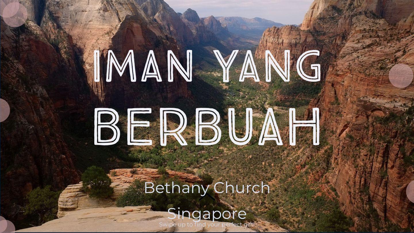 Iman yang berbuah Ulangan 5:23-33 Terjemahan Sederhana Indonesia